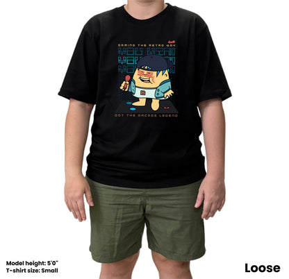 Dudli Playful Graphic Tshirts - Arcade Legend - Neon Clash - oversized_fit
