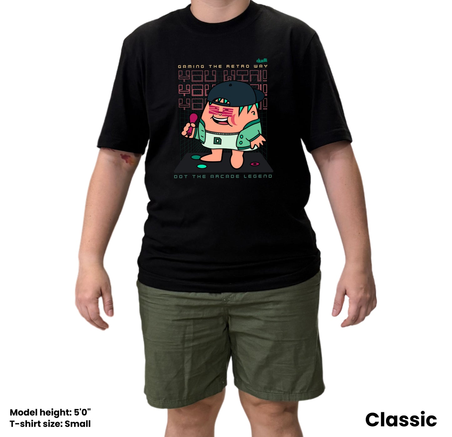 Dudli Playful Graphic Tshirts - Arcade Legend - Retro Pop - regular_fit