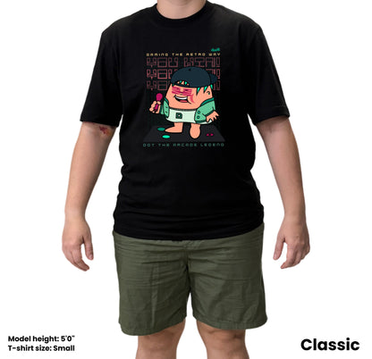 Dudli Playful Graphic Tshirts - Arcade Legend - Retro Pop - regular_fit