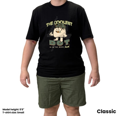 Dudli Playful Graphic Tshirts - The Coolest Dot - Electric Lime - regular_fit