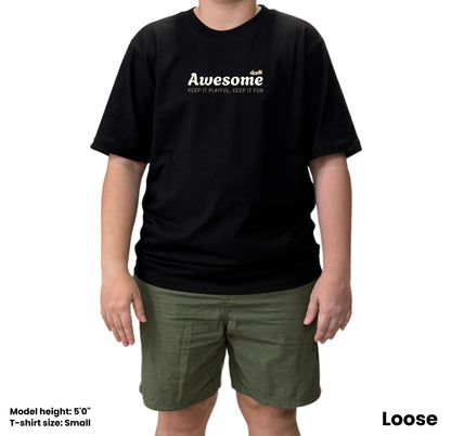 Dudli Playful Graphic Tshirts - Drifti - Awesome - oversized_fit