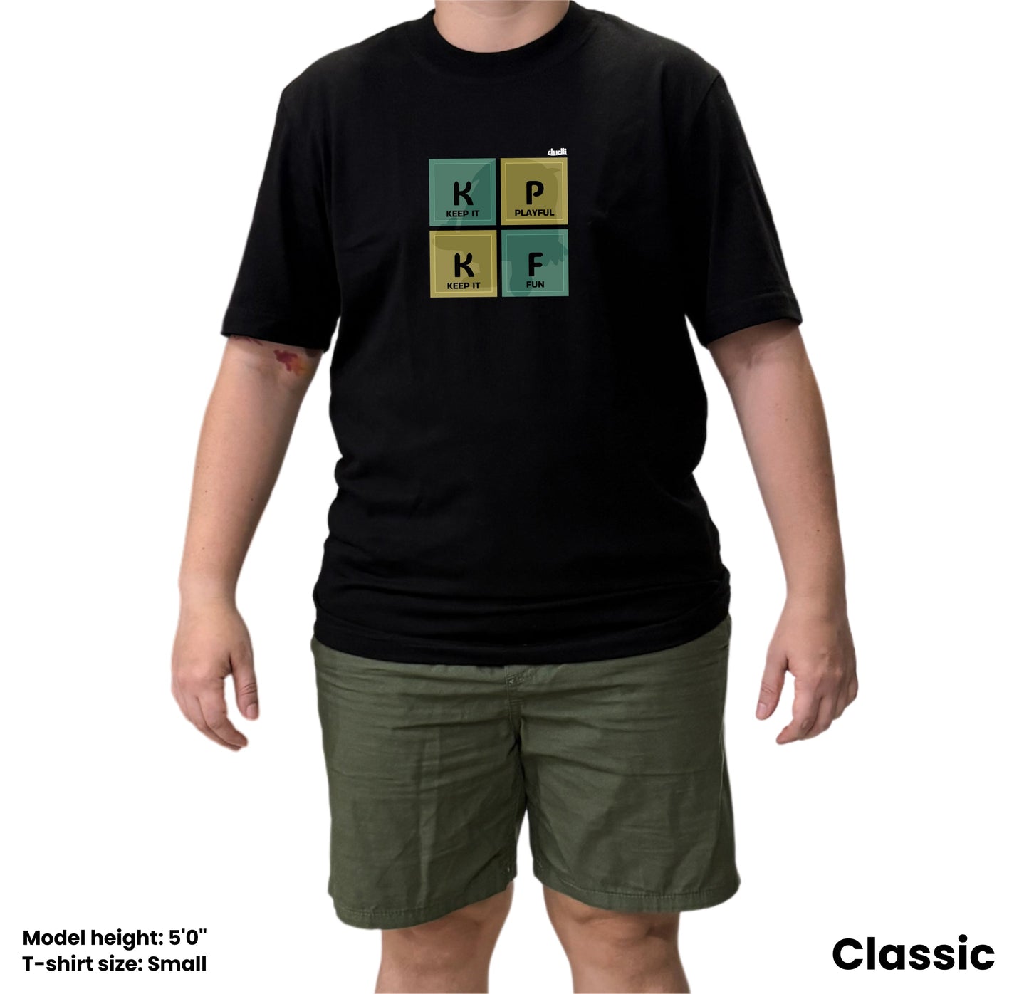 Dudli Playful Graphic Tshirts - KIPKIF - Block Play - Classic - regular_fit