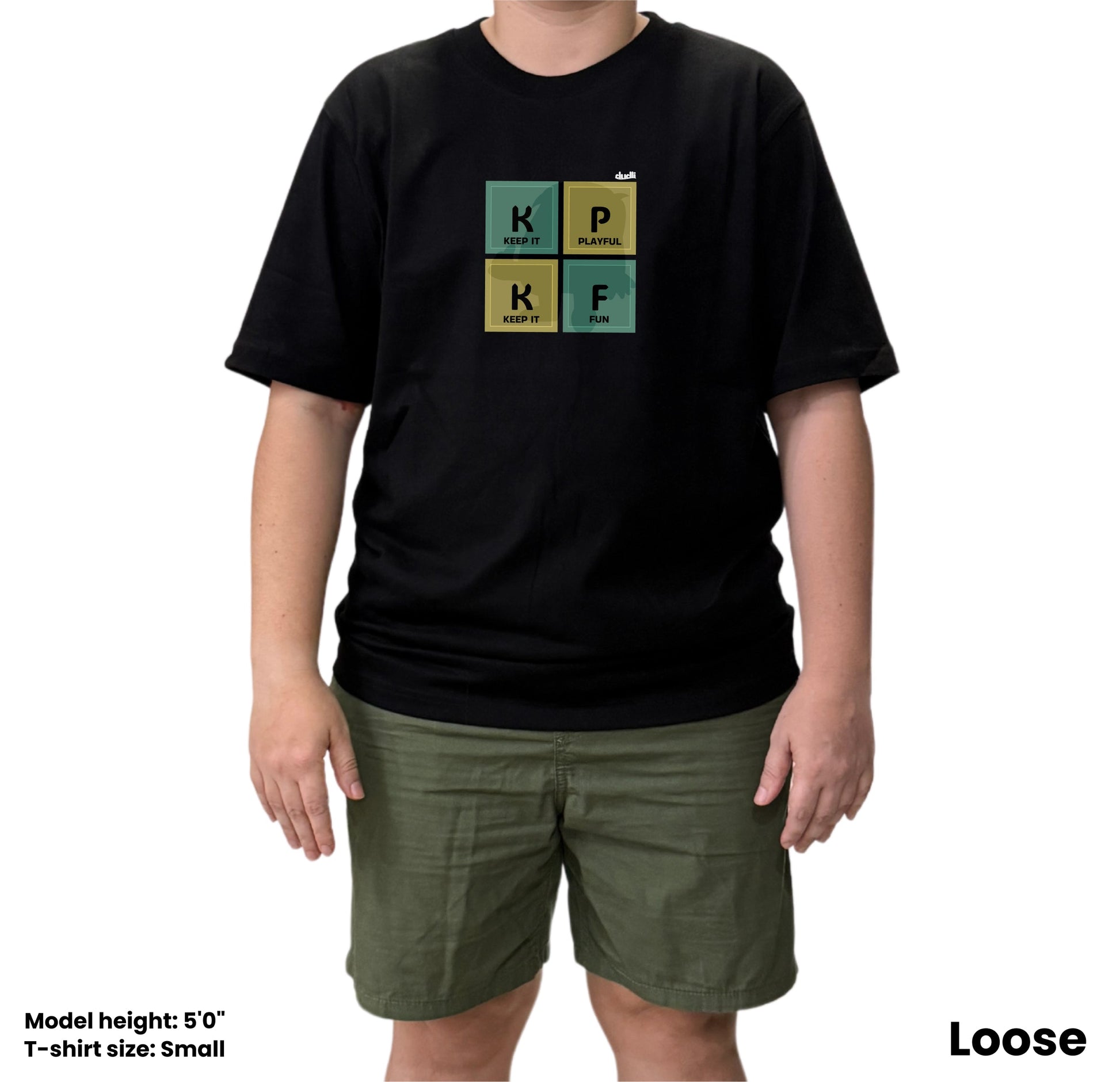 Dudli Playful Graphic Tshirts - KIPKIF - Block Play - Classic - oversized_fit
