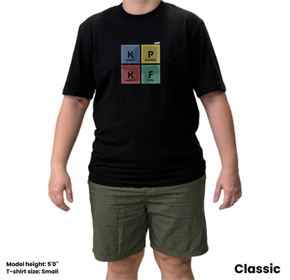 Dudli Playful Graphic Tshirts - KIPKIF - Block Play - Multimix - regular_fit
