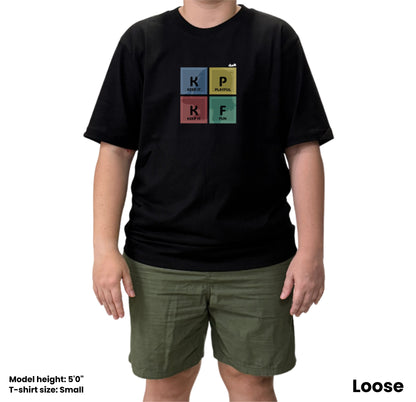 Dudli Playful Graphic Tshirts - KIPKIF - Block Play - Multimix - oversized_fit