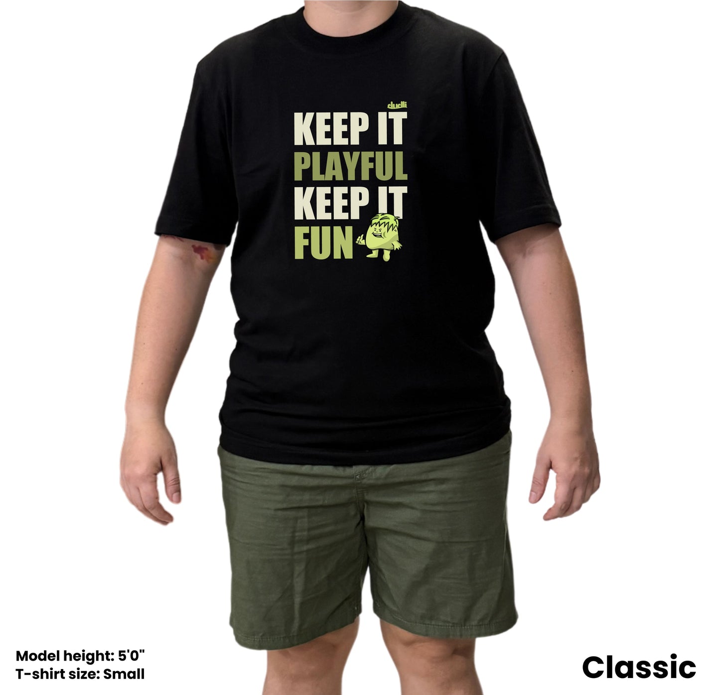 Dudli Playful Graphic Tshirts - KIPKIF - Bold Lime - regular_fit