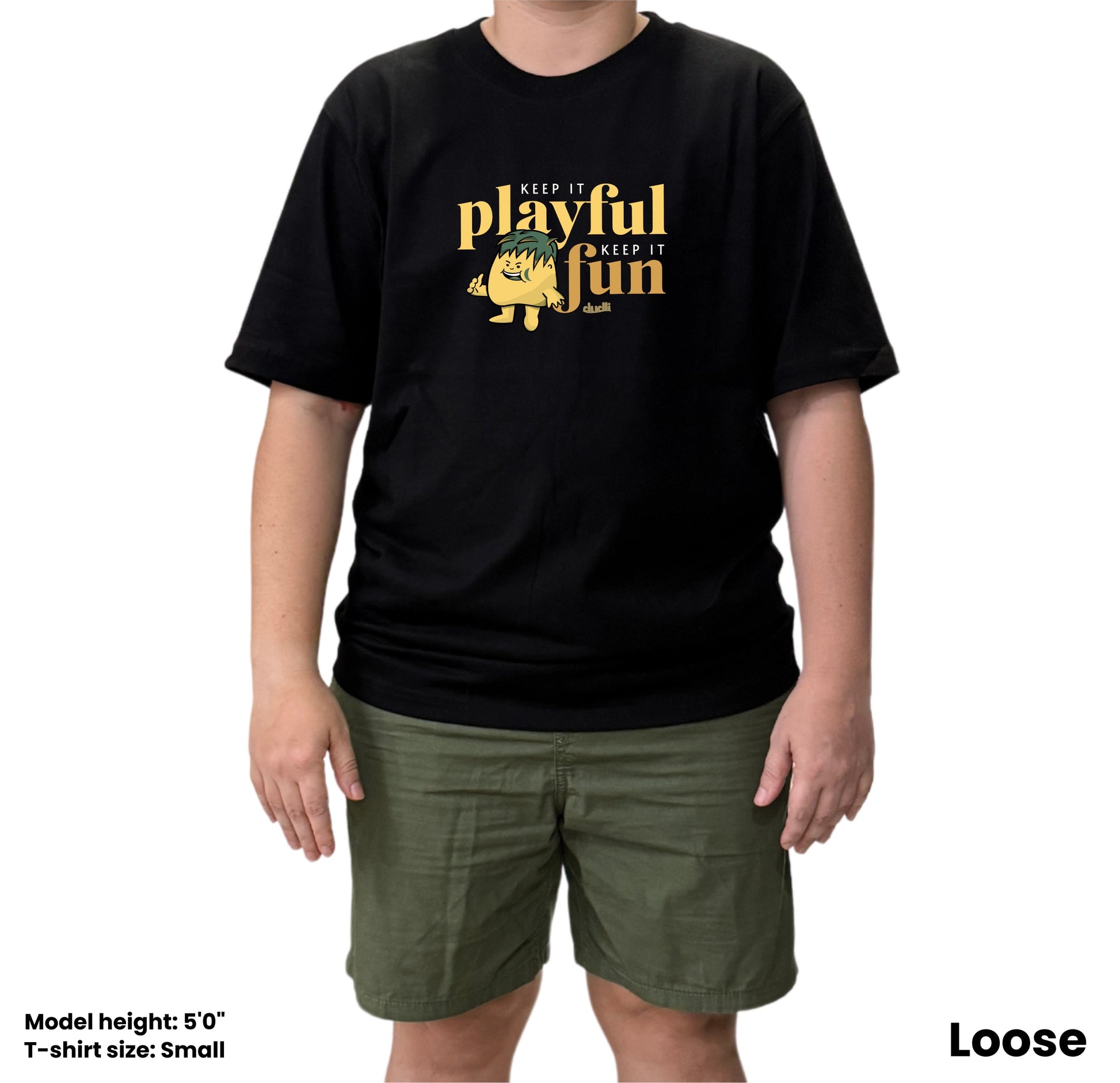Dudli Playful Graphic Tshirts - KIPKIF - Sunny Mint - oversized_fit
