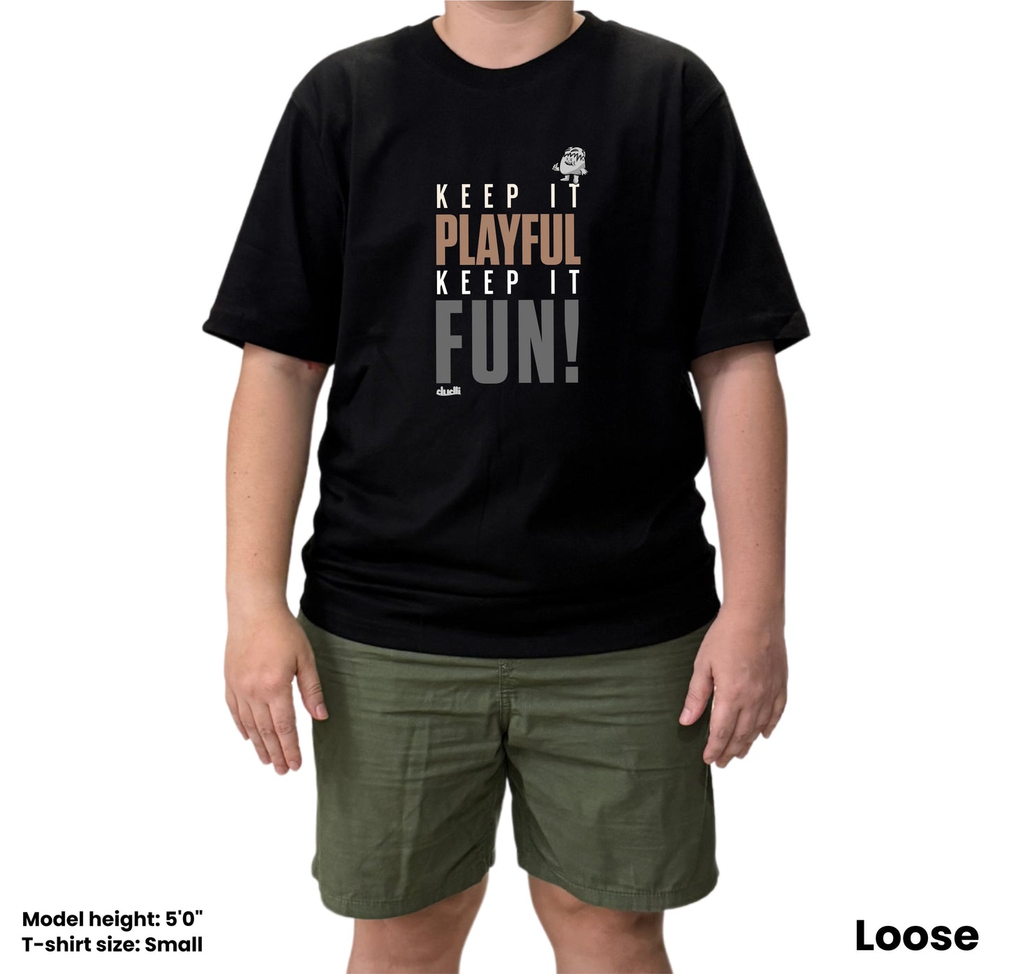 Dudli Playful Graphic Tshirts - KIPKIF - Warm Drift - oversized_fit