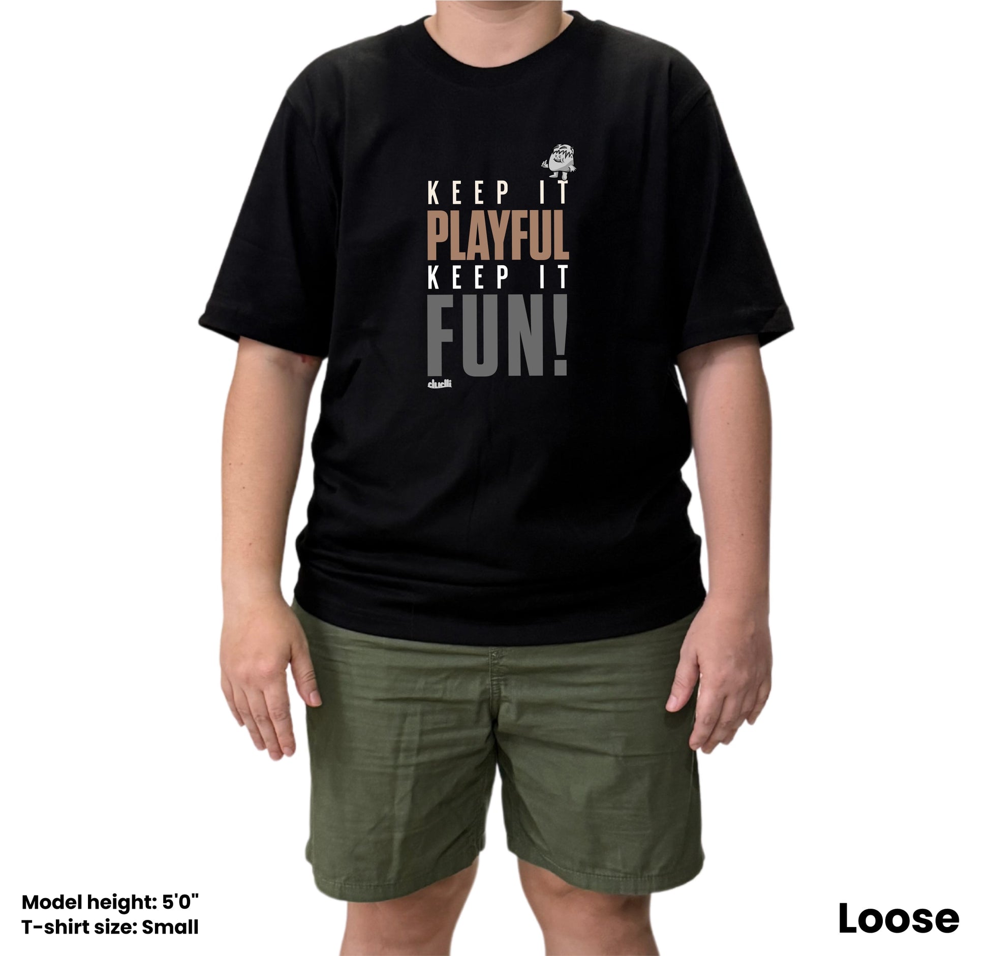 Dudli Playful Graphic Tshirts - KIPKIF - Warm Drift - oversized_fit