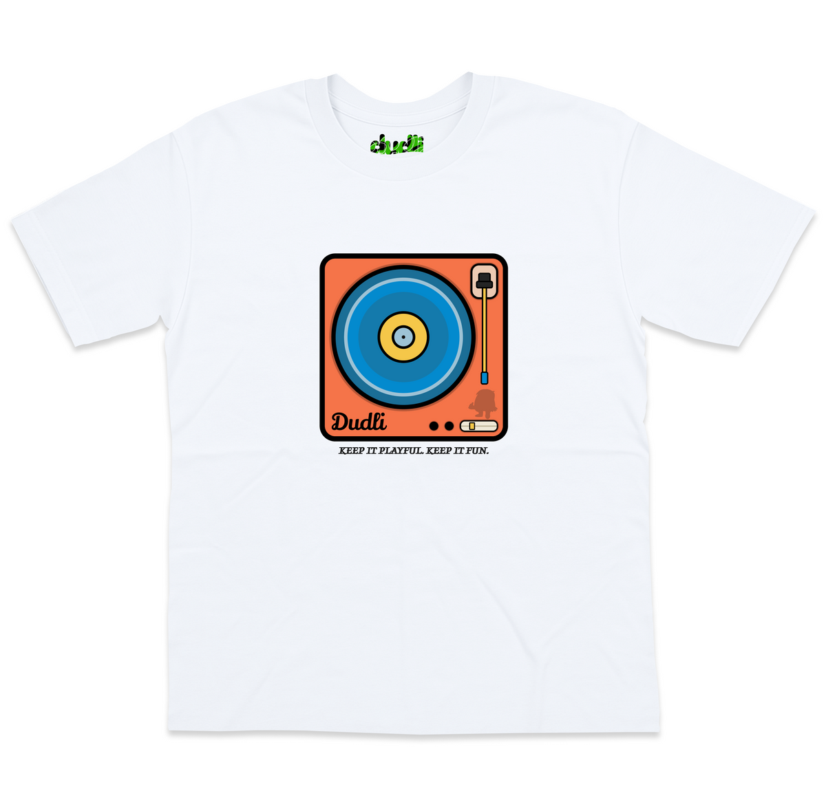 Dudli Graphic Tees Playful Loop - Disco oversized_fit