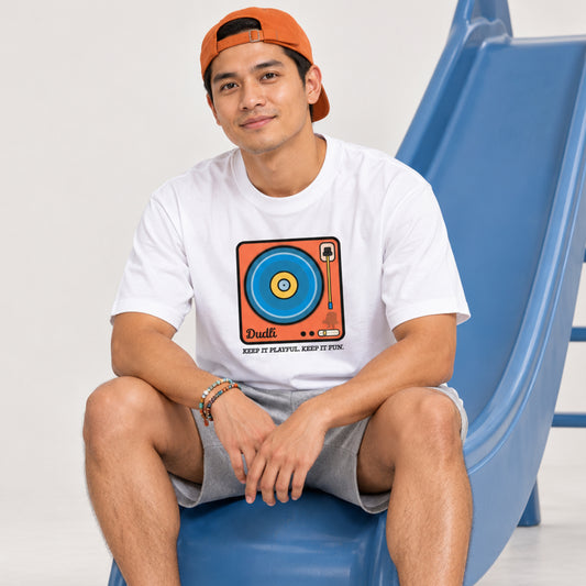 Dudli Graphic Tees Playful Loop - Disco oversized_fit