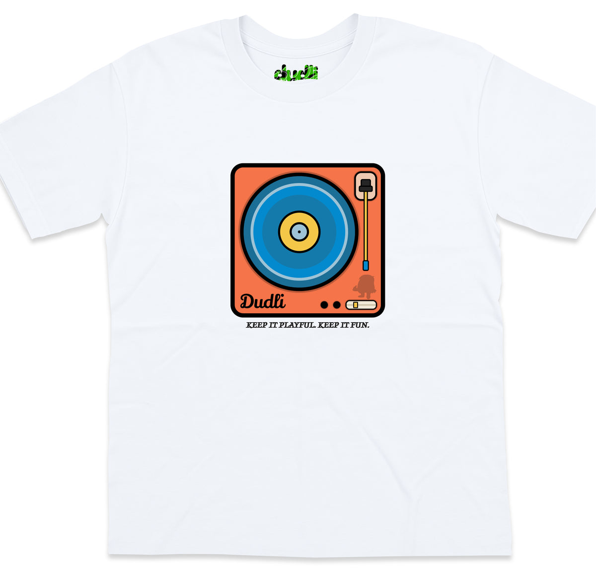 Dudli Graphic Tees Playful Loop - Disco oversized_fit