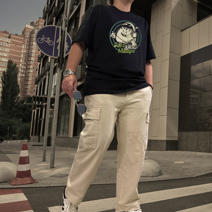 Dudli Playful Graphic Tshirts - Dot's Mixtape - regular_fit - oversized_fit