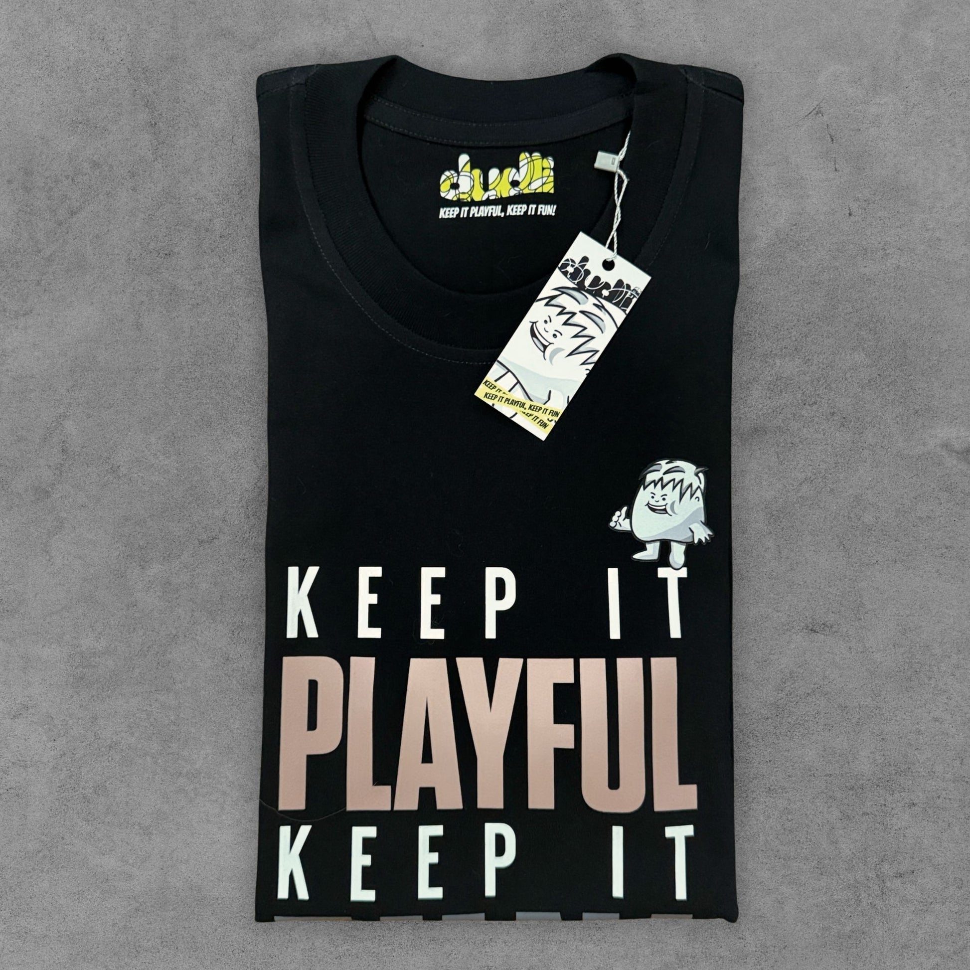 Dudli Playful Graphic Tshirts - KIPKIF - Warm Drift - regular_fit