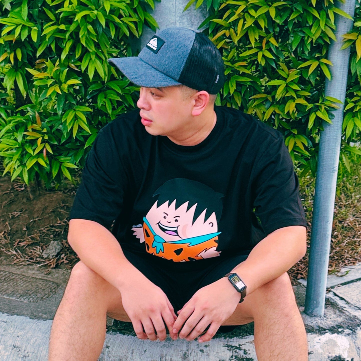 Dudli Graphic Tees - Stone Age Dot (Dot Lab) -  regular_fit oversized_fit